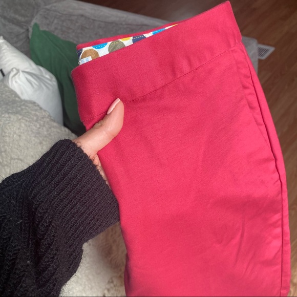 Boden Pink Crop Trouser Dress Pants US 10R - Picture 8 of 9
